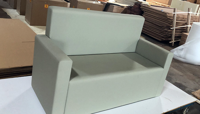 談話留置室軟包防撞家具 審訊室軟包桌椅